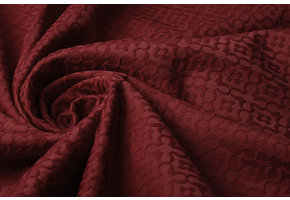 Jacquard Woven Fabric Dylana Wine Red