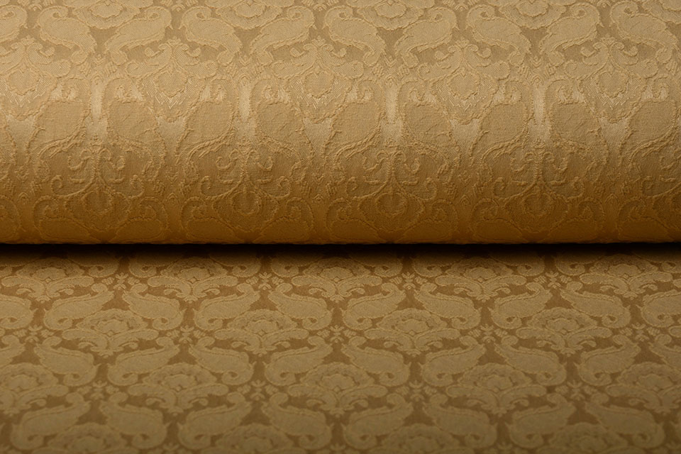 Jacquard Woven Fabric Beaudine Gold