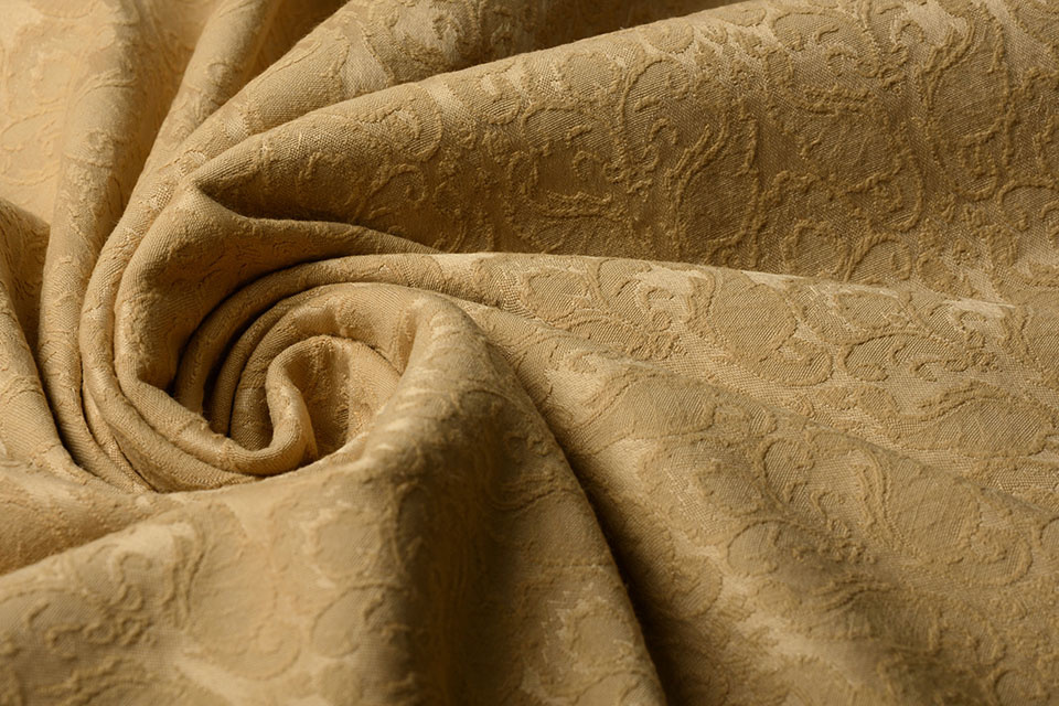 Gewebte Jacquardstoffe Beaudine Gold