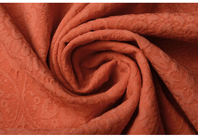 Gewebte Jacquardstoffe Charissa Orange