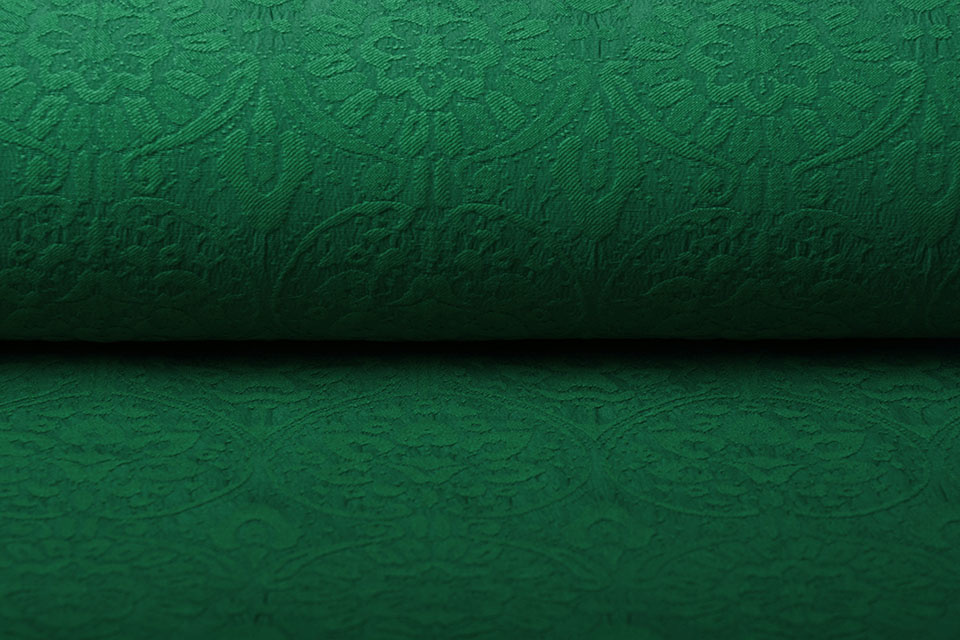 Allure Jacquard Wholesale Fabric in Green