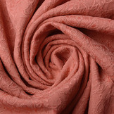 Jacquard Woven Fabric Feline Coral