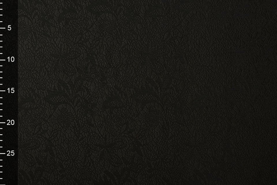 Jacquard Woven Fabric Elena Black