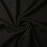 Jacquard Woven Fabric Elena Black