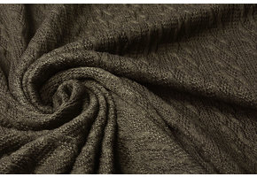 Knitted Fine Cable Fabric Brown-Taupe