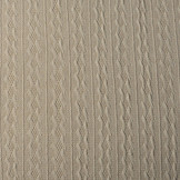 Gestrickter Feiner Zopfstoff Sand
