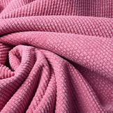 Hairy Rib Fabric Fur Pink