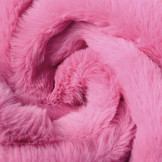 Hairy Rib Fabric Fur Pink