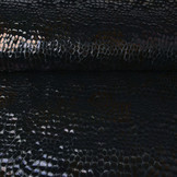 Fur Crocodile Rainbow Foil Black