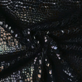 Fur Crocodile Rainbow Foil Zwart