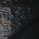 Fur Crocodile Rainbow Foil Zwart