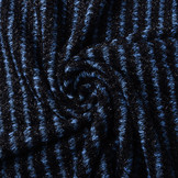 Cotton Bouclé Stripes Blue