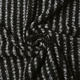 Katoenen Bouclé Strepen Wit