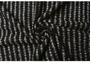 Cotton Bouclé Stripes White