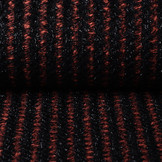 Katoenen Bouclé Strepen Rood