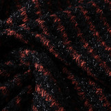 Baumwolle Bouclé Streifen Rot