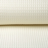 Waffle Pique Fabric Natural