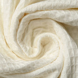 Waffle Pique Fabric Natural