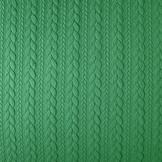 Strickstoff Zopfmuster Jersey Grassgrün