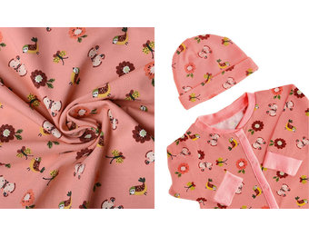 Baumwolljersey Fiep Lachs