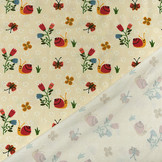 Baumwolljersey Gastropoda Creme