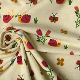 Cotton Jersey Gastropoda Creme