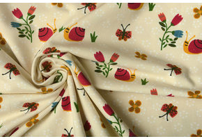 Cotton Jersey Gastropoda Creme