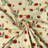 Baumwolljersey Gastropoda Creme