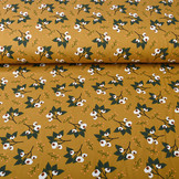 Baumwolljersey Hazel Senfgrün