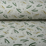 Sweatstoff Alpenfleece Sneaker Hellgrau