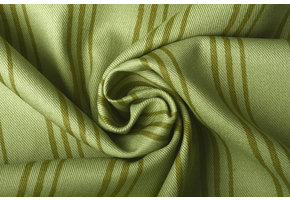 Twill-Baumwolle Streifen Grün