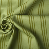 Cotton Twill Stripes Green