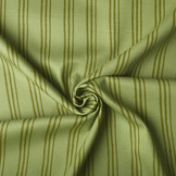 Cotton Twill Stripes Green