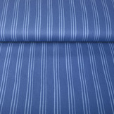 Twill-Baumwolle Streifen Blau