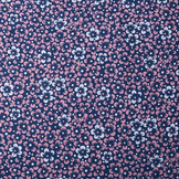 100% Baumwolle Annefleur Marineblau