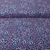 100% Cotton Annefleur Navy Blue