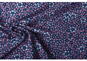 100% Cotton Annefleur Navy Blue