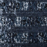 Kant Pailletten Noralie Marine Zwart