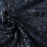 Lace Sequins Noralie Navy Black
