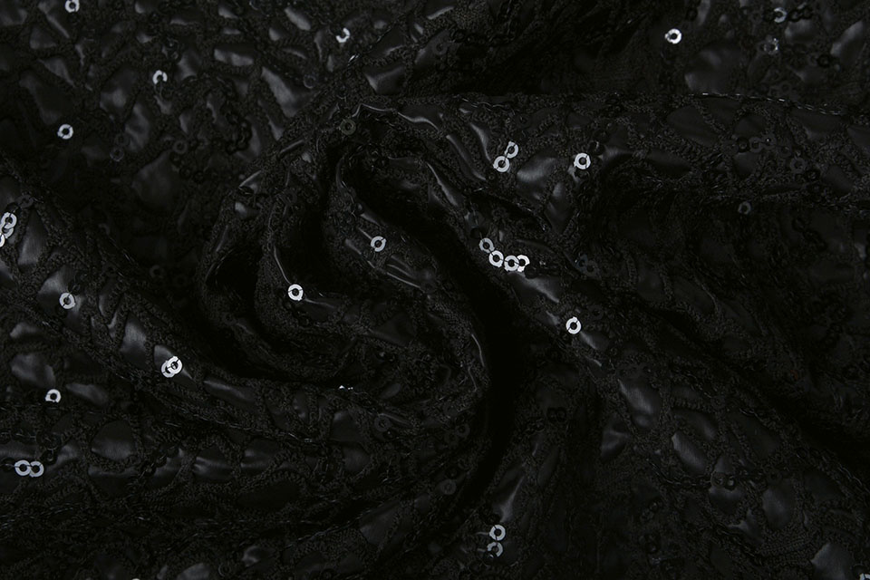 Sequins on Taft Novi Black