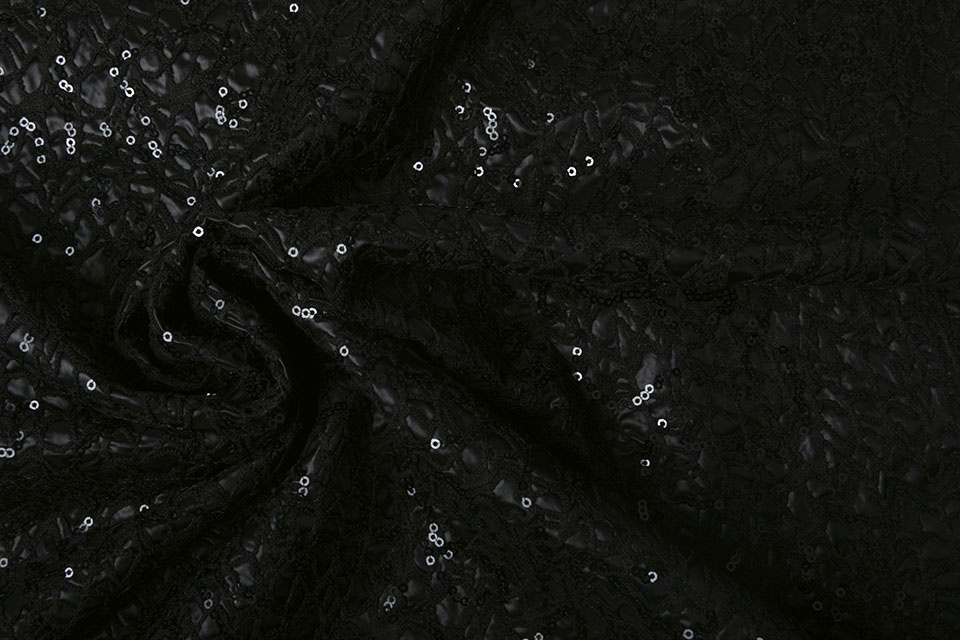 Sequins on Taft Novi Black
