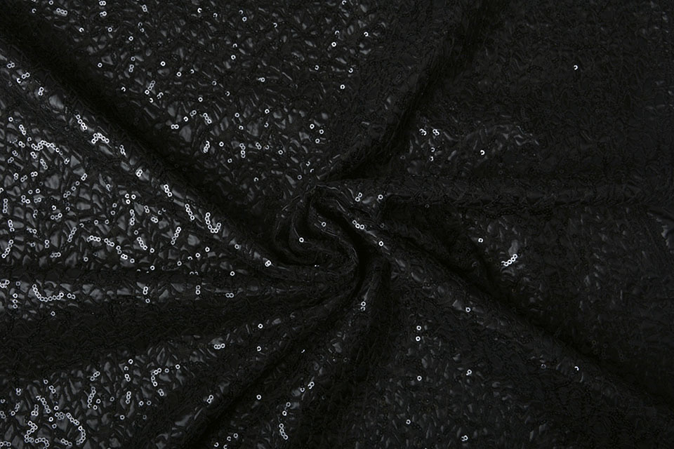Sequins on Taft Novi Black