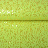 Pailletten auf Lurex Lisa Fluor Gelb