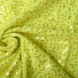 Sequins on Lurex Lisa Fluor Yellow