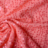 Pailletten op Lurex Lisa Fluor Roze