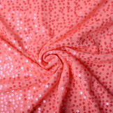 Sequins on Lurex Lisa Fluor Pink