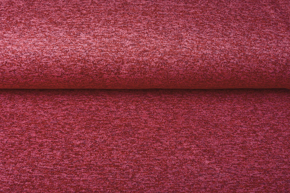 Gebreide 3-Tone Fleece Rood