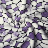 Coral Fleece Flagstones Paars