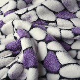 Coral Fleece Flagstones Paars