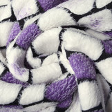 Coral Fleece Flagstones Paars